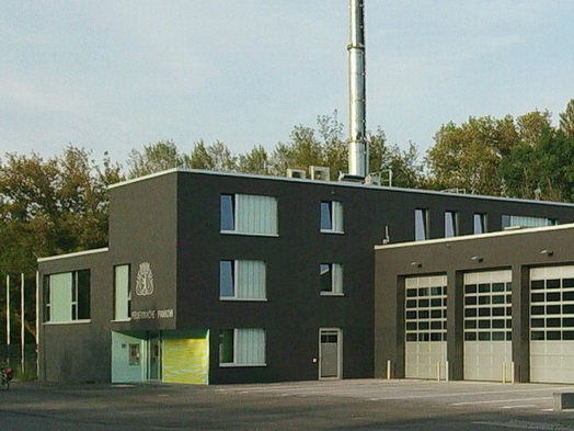 Neubau einer Feuer- wache in Berlin Pankow